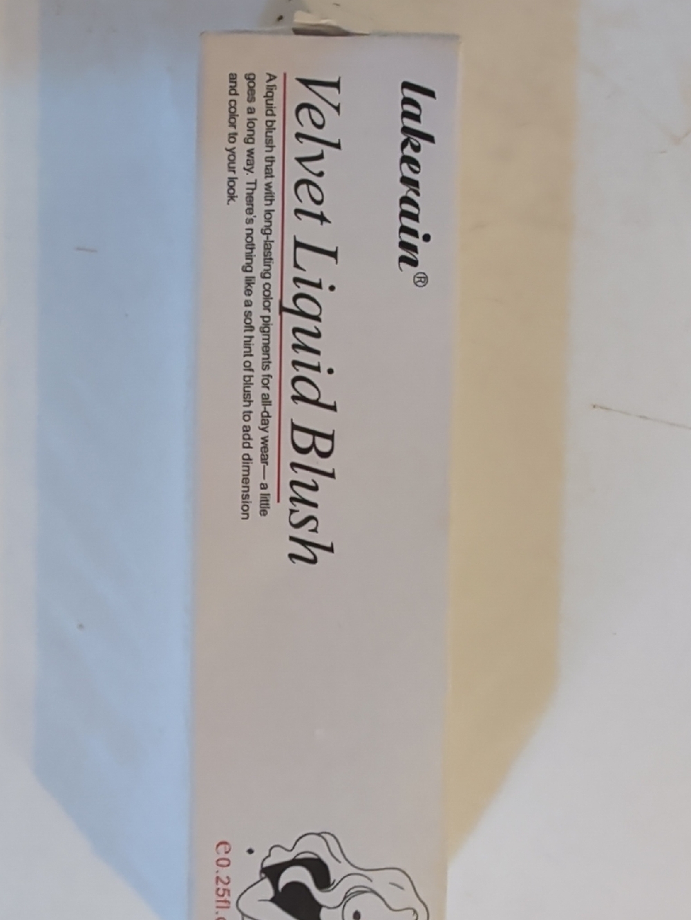 Lakerain Velvet Liquid Blush - Pink Cream Packaging